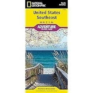 Picture of National Geographic United States Southeast Adventure Travel Map