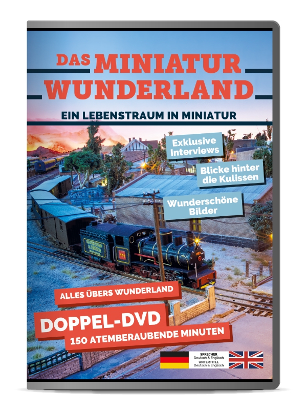 Wunderland Doppel-DVD „Das Miniatur Wunderland – Ein Lebenstraum in Miniatur“ (German & English)