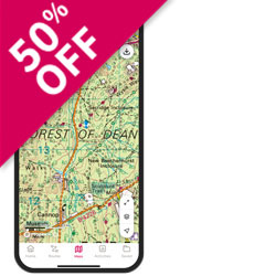 OS Maps app on mobile