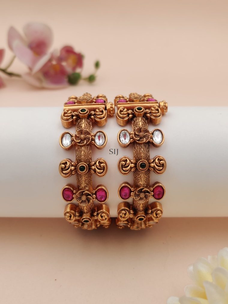 Floral Design Daily Wear Kada Bangles