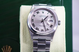 Rolex 16200 Datejust Stainless Steel Silver Roman Dial 36mm Year 2000