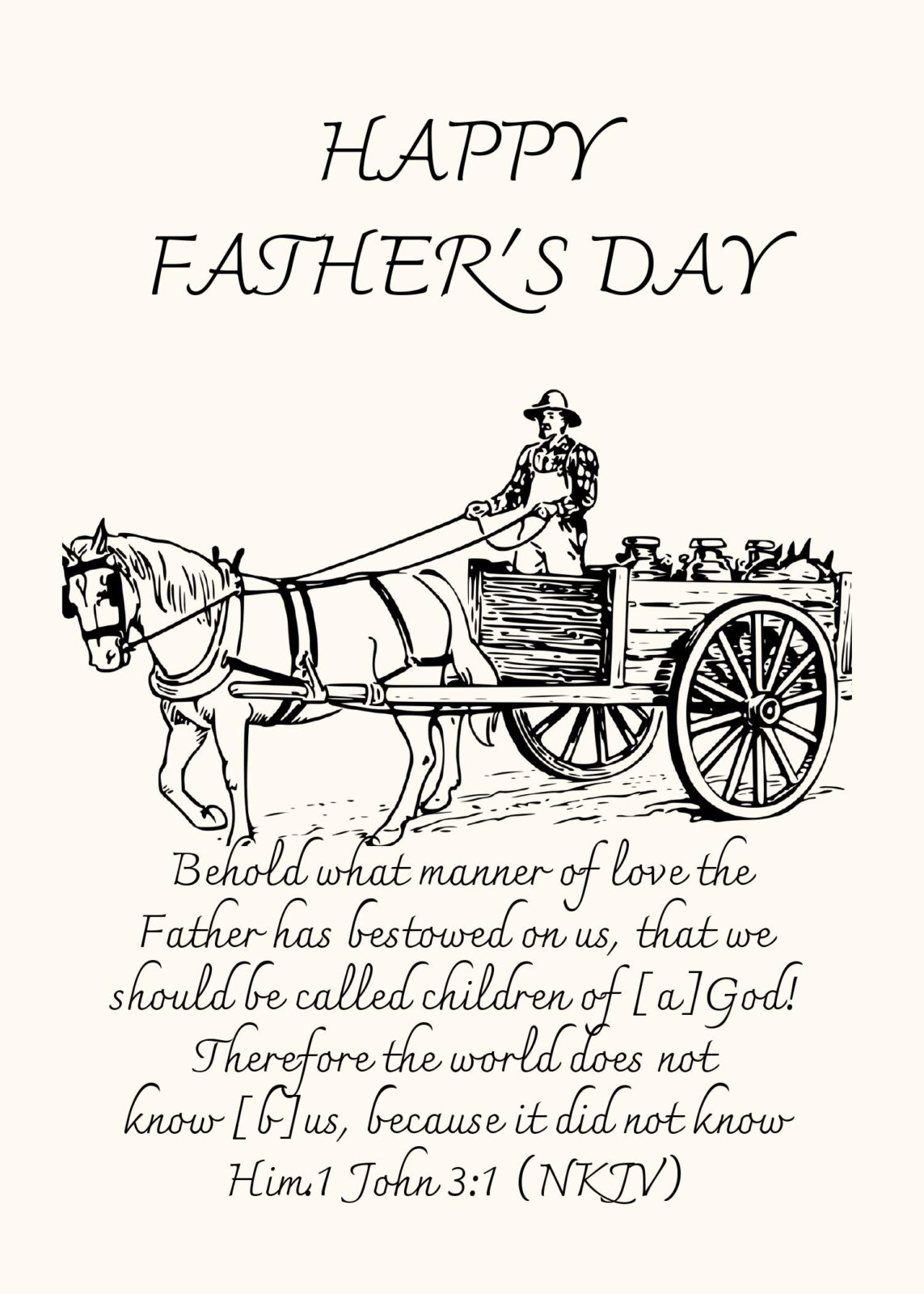 Religious Father's Day Free Printables