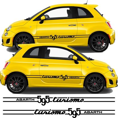 Picture of Fiat 595 Abarth Turismo side Stripes / Stickers