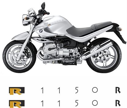 Picture of BMW R 1150 R  2001 - 2005 Replacement Tail Decals / Stickers