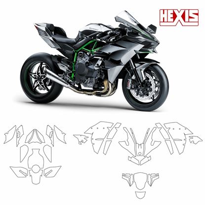 Picture of Kawasaki Ninja H2 2015 Pre Cut PPF Full Kit