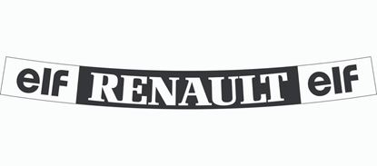 Picture of Ayrton Senna 1994 Renault Williams Helmet Visor  Decal  / Sticker