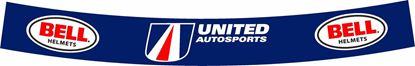 Picture of "Fernando Alonso" 2018 Indy Car United Autosports full size Helmet Visor Decal  / Sticker