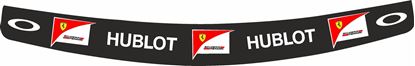 Picture of "Raikkonien" 2015 Ferrari full size Helmet Visor  Decal  / Sticker