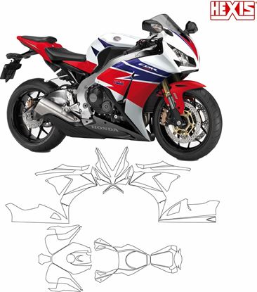 Picture of CBR 1000RR 2013 Pre Cut PPF Kit