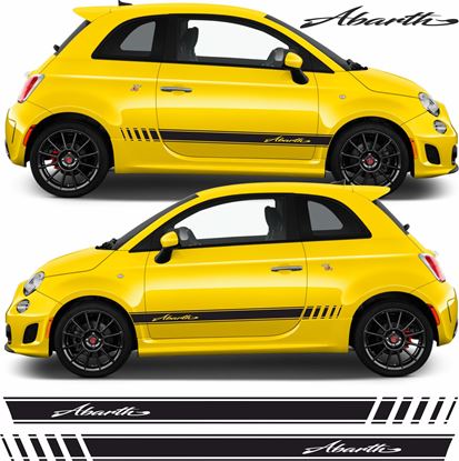 Picture of Fiat  500 / 595 Abarth side Stripes / Stickers