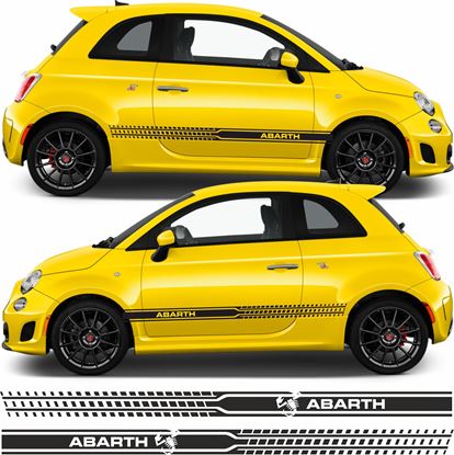 Picture of Fiat  500 / 595 Abarth side Stripes / Stickers