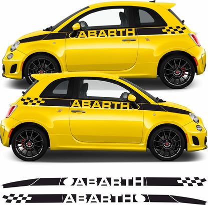 Picture of Fiat  500 / 595 Abarth side Stripes / Stickers