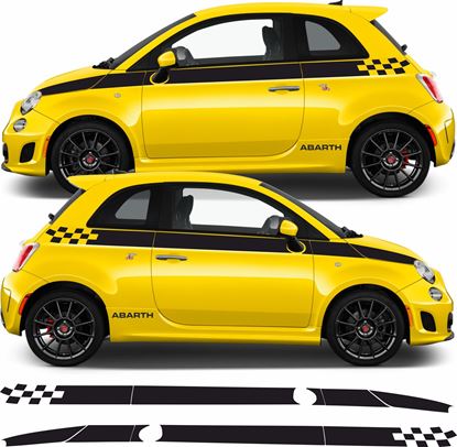 Picture of Fiat  500 / 595 Abarth side Stripes  / Stickers