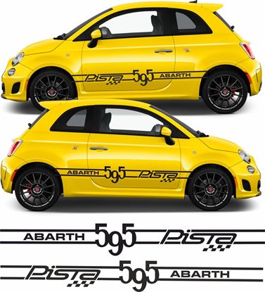 Picture of Fiat 595 Abarth Pista side Stripes / Stickers