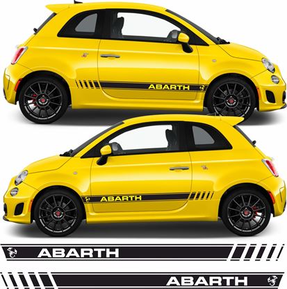 Picture of Fiat 500 / 595 Abarth side Stripes / Stickers