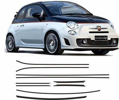 Picture of Fiat 500 / 595 Two Tone Paint Pin Stripes / Stickers FACTORY FIT