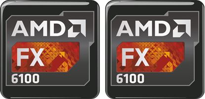 Picture of AMD FX 6100 Gel Badges