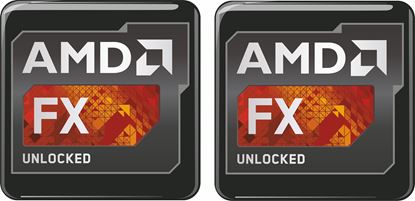 Picture of AMD FX Unlocked Gel Badges