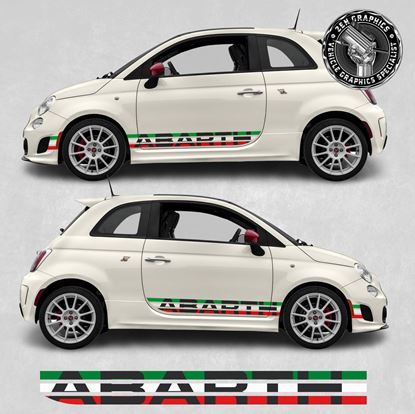 Picture of Fiat 595 / 695 side Stripes / Stickers