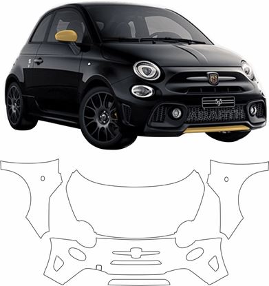 Picture of Fiat 595 Abarth 2018 onwards Pre Cut PPF