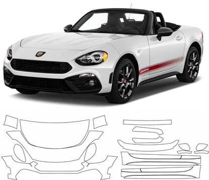 Picture of Fiat 124 Spider Abarth 2017 onwards Pre Cut PPF