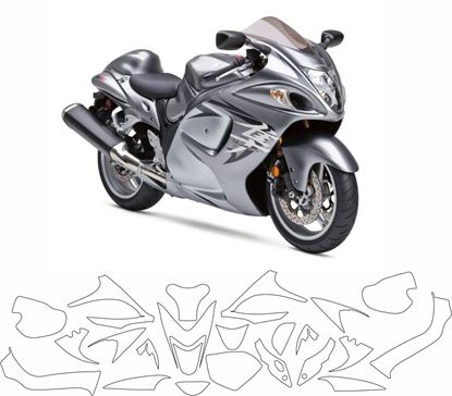 Picture of Suzuki Hayabausa 1999 - 2007 Pre Cut PPF Kit