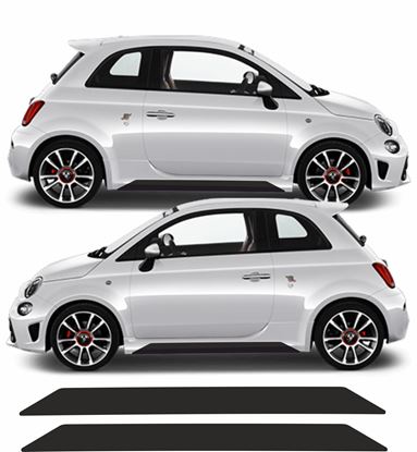 Picture of Fiat 500 / 595 / 695 Abarth side Skirt Stripes / Decals