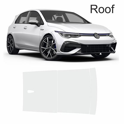 Picture of VW Golf MK8 2020 onwards panoramic roof  Paint Protection Film