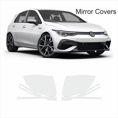 Picture of VW Golf  R / GTD / GTI MK8 2020 onwards Mirror Cover Paint Protection Film