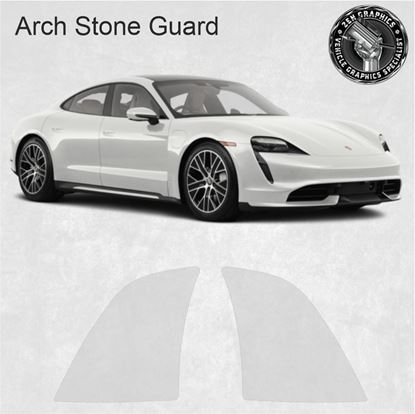 Picture of Porsche Taycan Pre Cut PPF Arch Stone Guards  protection