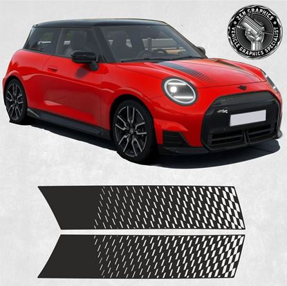 Picture of Black OEM Spec Mini Sport J01  Electric 2024 onwards Stripes / Stickers