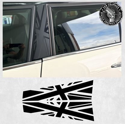 Picture of Mini F55 - 5 Door B pillar Decals / Stickers