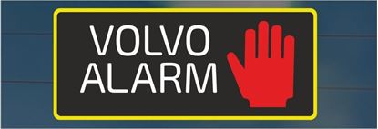 Picture of Volvo Alarm Glass replacement Decals / Stickers