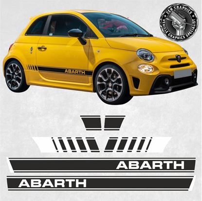 Picture of Fiat 595 Abarth side Stripes / Stickers  FACTORY FIT