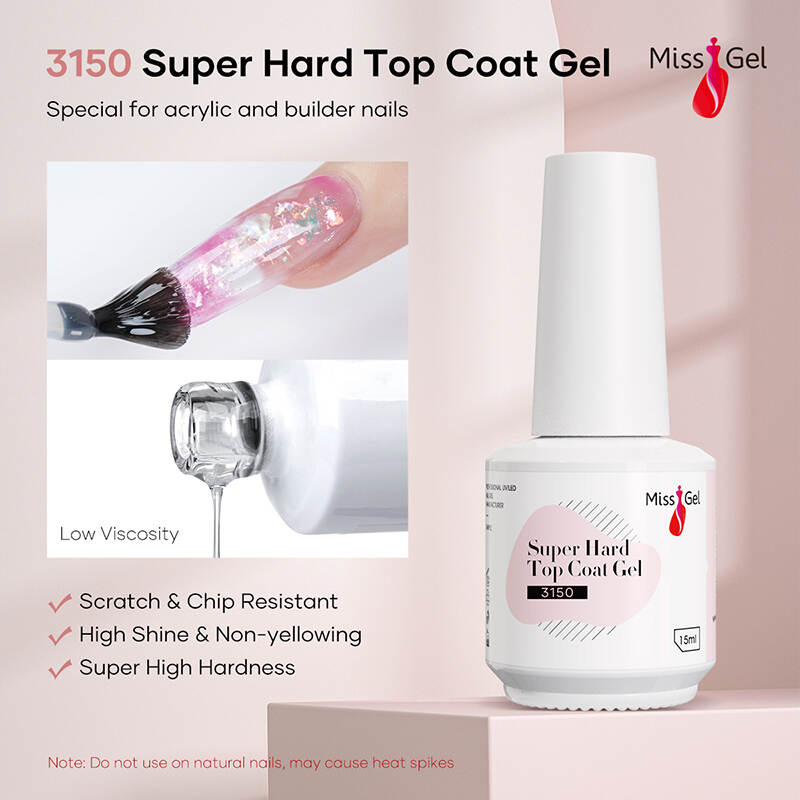 Acrylic Nail Top Coat Gel - 3150