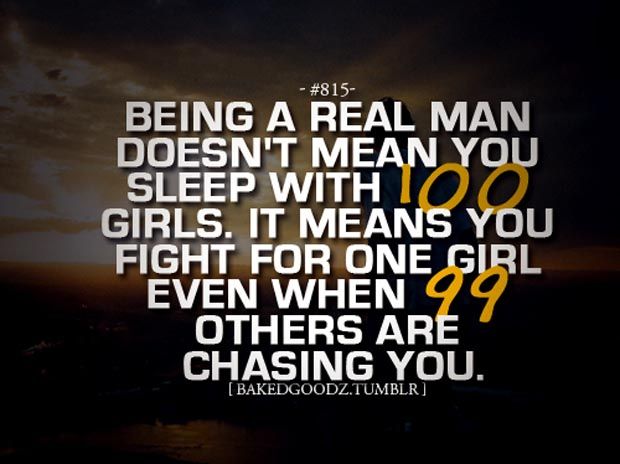 Real Man Quotes