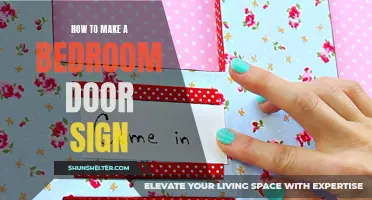 Creative Door Sign Ideas for Your Bedroom