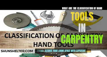 Carpentry Hand Tools: Their Types and Uses