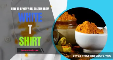 Erase Haldi Stains from Your White T-Shirt Easily