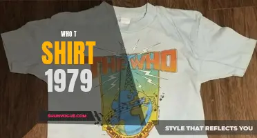 The Evolution of the Iconic 'Who' T-Shirt in 1979