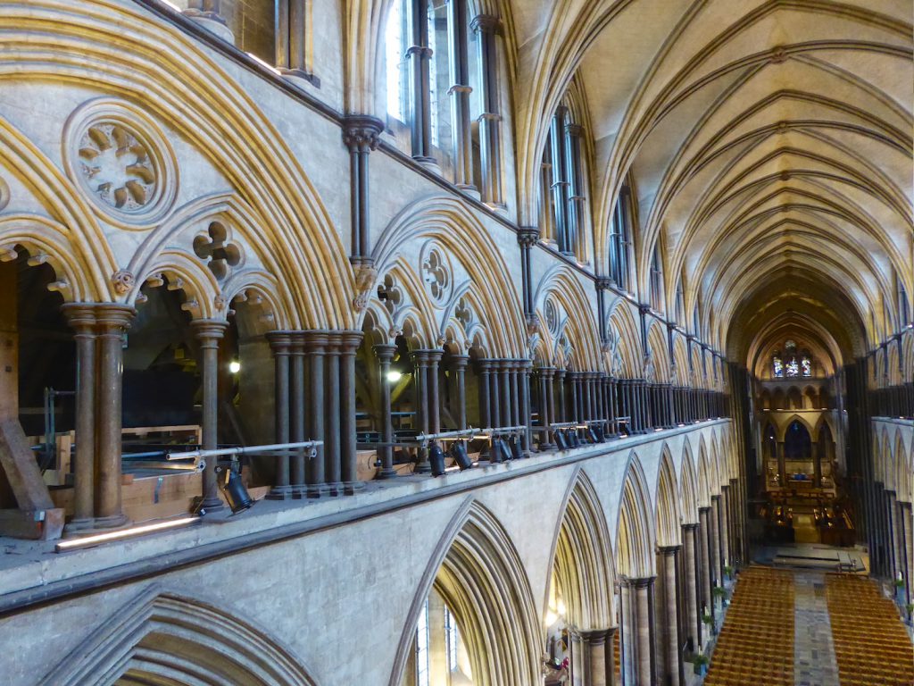 Salisbury Cathedral, from the gallery, Salisbury, Wiltshire, England