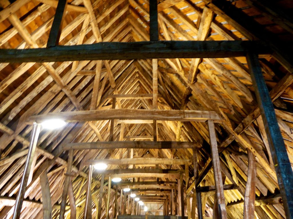 Salisbury cathedral medieval roof structure, Salisbury, Wiltshire, England