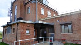 The Control Tower at Greenham Common, Nebury, Berkshire, England