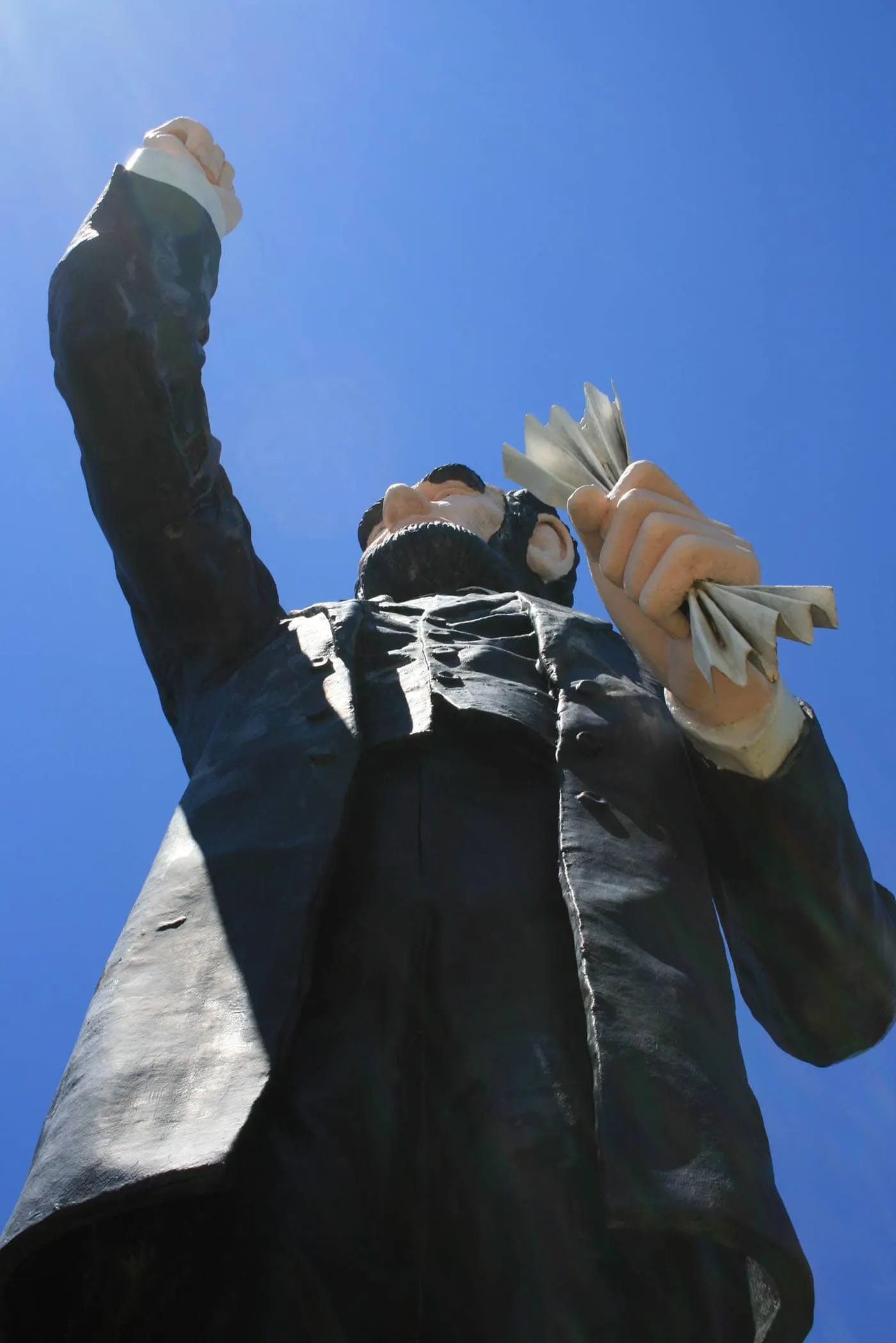 World's Tallest Abraham Lincoln Statue in Ashmore, Illinois