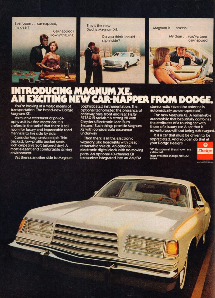 Dodge Magnum Vintage Ad