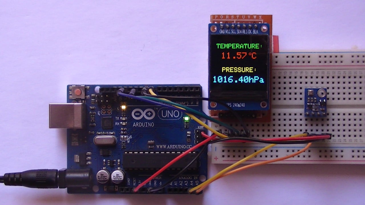 Interfacing Arduino With Ds18b20 Sensor And St7789 Tft Display - Vrogue