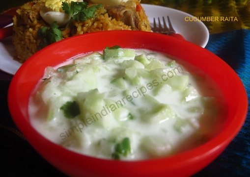 Cucumber Raita