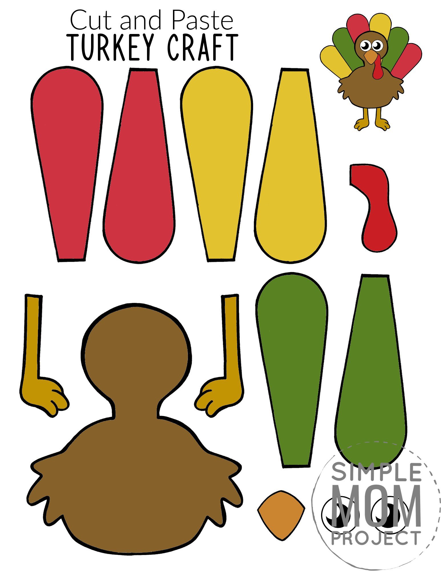 Turkey Craft Templates