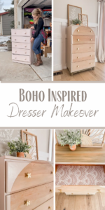 Boho Inspired Dresser Makeover