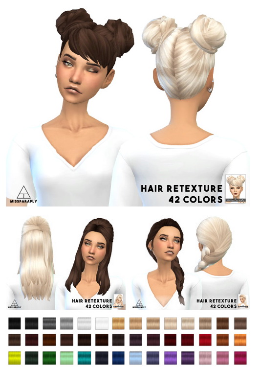 Sims 4 Clay Hair CC